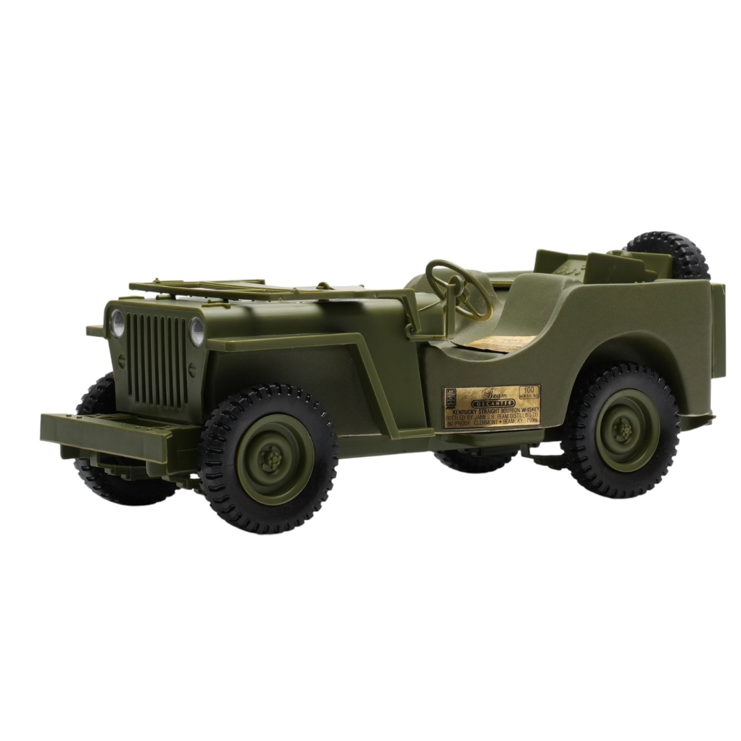 Jim Beam 100 Month 1986 Army Jeep Decanter - Collectors Item - Bourbon Brothers Australia