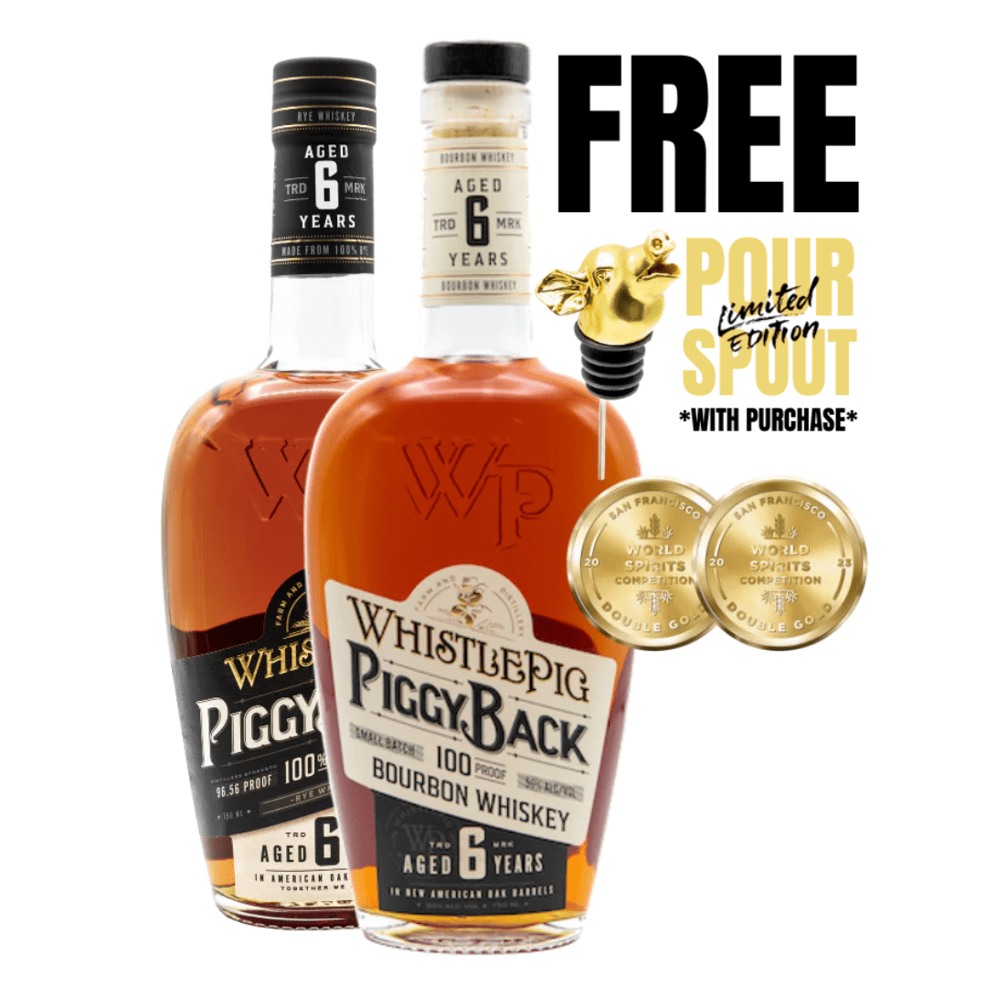 WhistlePigPiggyBack 6YO Rye and Bourbon Bundle - Bourbon Brothers Australia