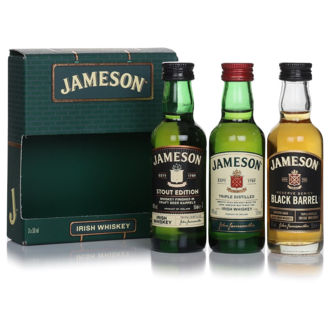 Jameson Family Miniature Pack (3x50ml) – Bourbon Brothers Australia