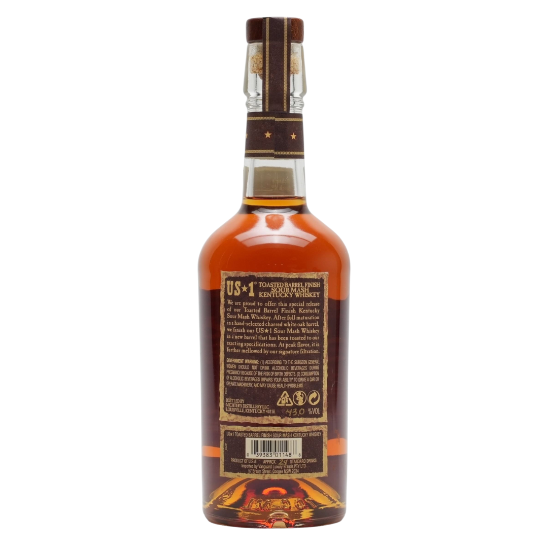 Michter's US1 Toasted  Barrel Finish Sour Mash (750ml) - Bourbon Brothers Australia