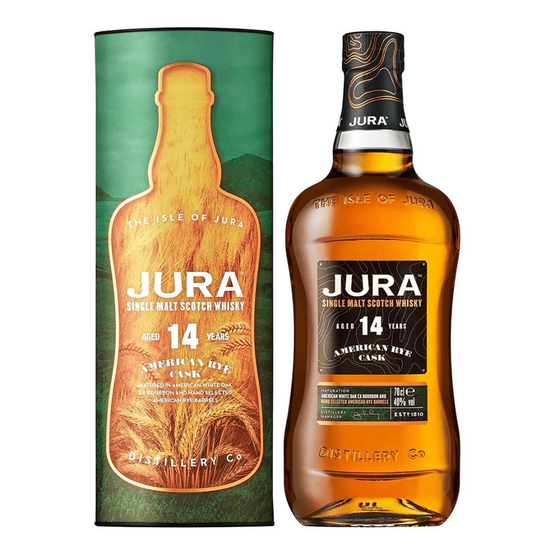 Jura 14 Year Old American Rye Cask Single Malt Scotch - Bourbon Brothers Australia