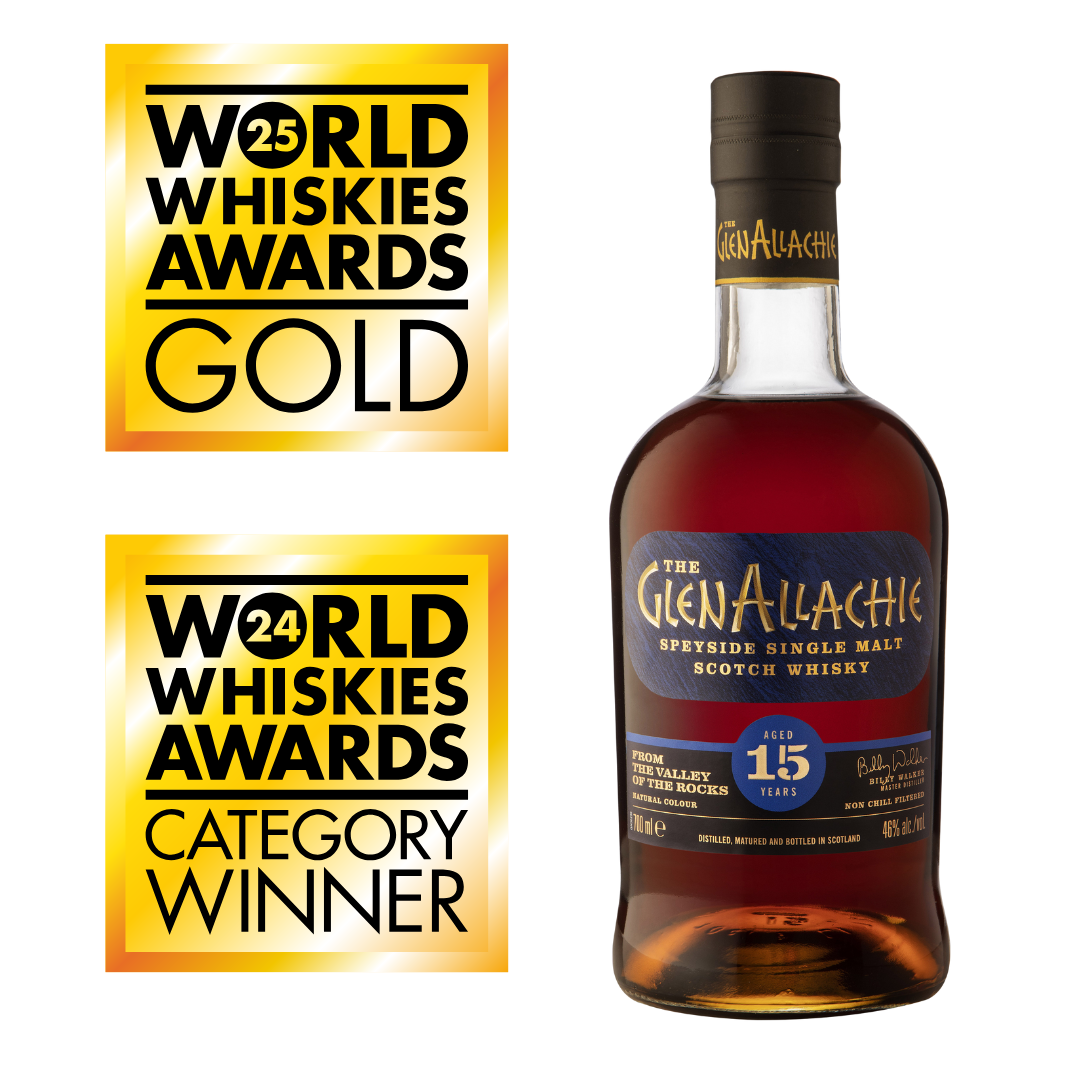 The GlenAllachie 15 Year old Single Malt Scotch Whisky The GlenAllachie 15 Year old Single Malt Scotch Whisky