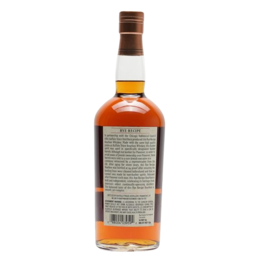 Buffalo Trace Kosher Straight Rye - Bourbon Brothers Australia