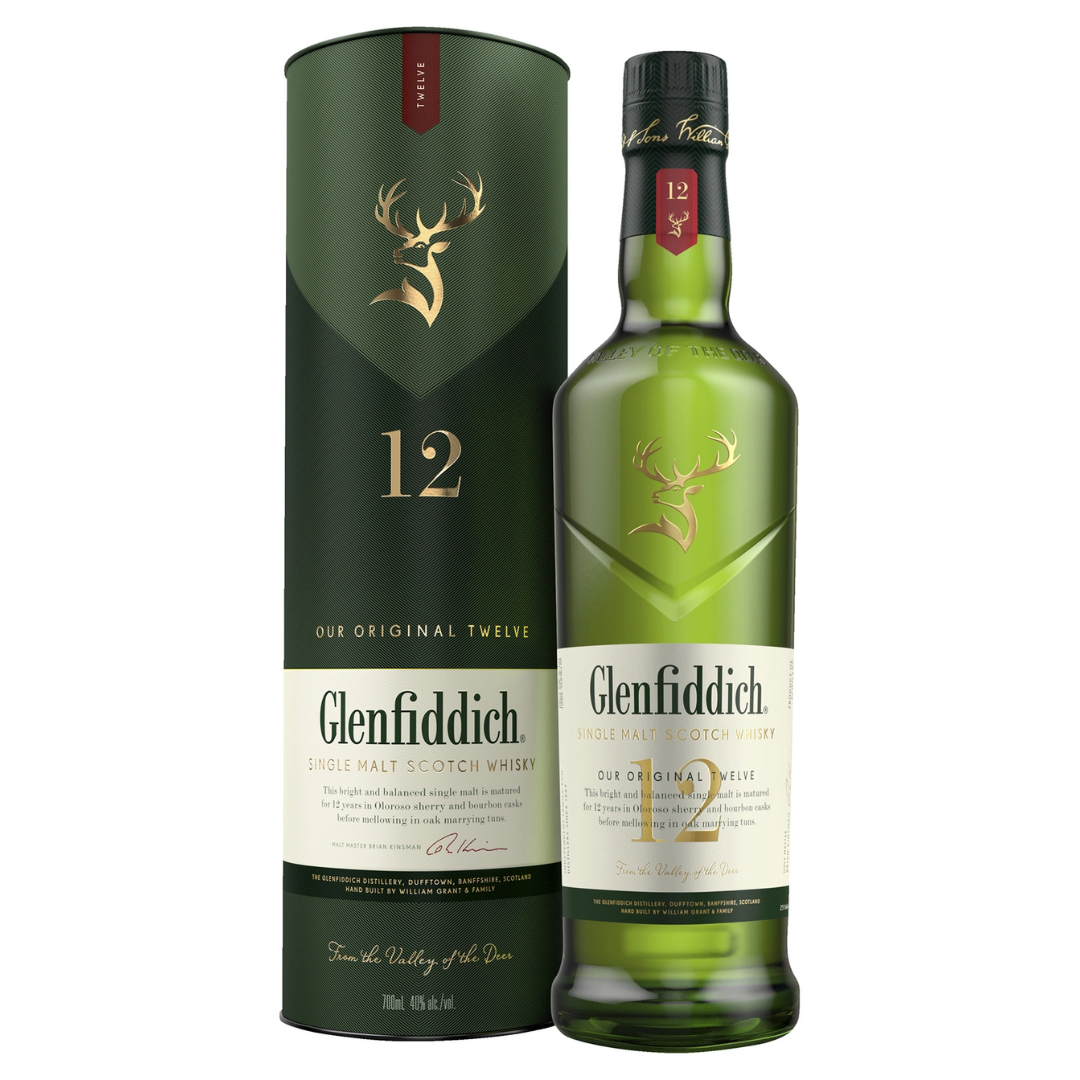 Glenfiddich 12 Year Old Single Malt Scotch Whisky - Bourbon Brothers Australia