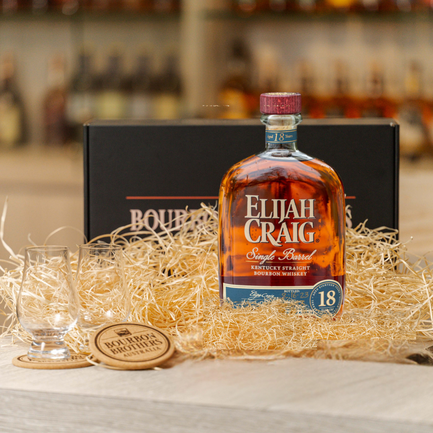 Gift for the Ages featuring Elijah Craig 18 Year old - Bourbon Brothers Australia