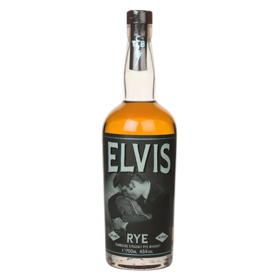 Elvis,The King, Tennessee Straight Rye Whiskey - Bourbon Brothers Australia