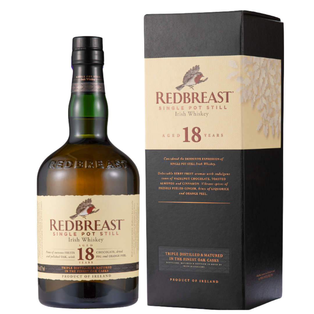 Redbreast 18 Year Old Single Pot Still Irish Whiskey - Bourbon Brothers Australia