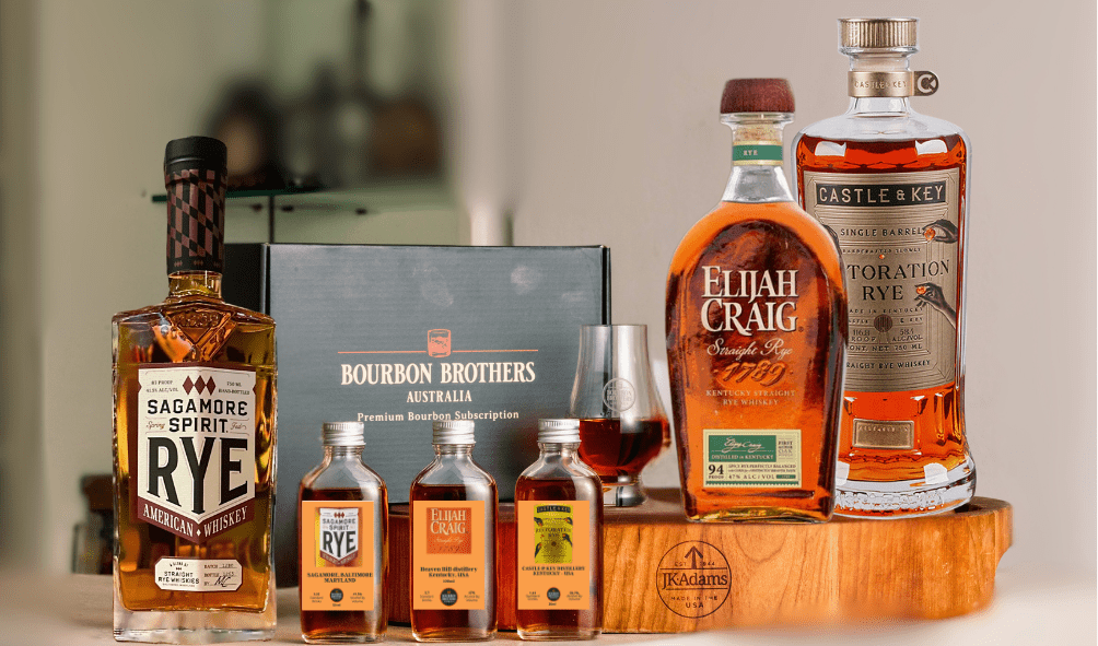 Whiskey Tasting Gift Box - Rye Whiskey Collection - Bourbon Brothers Australia