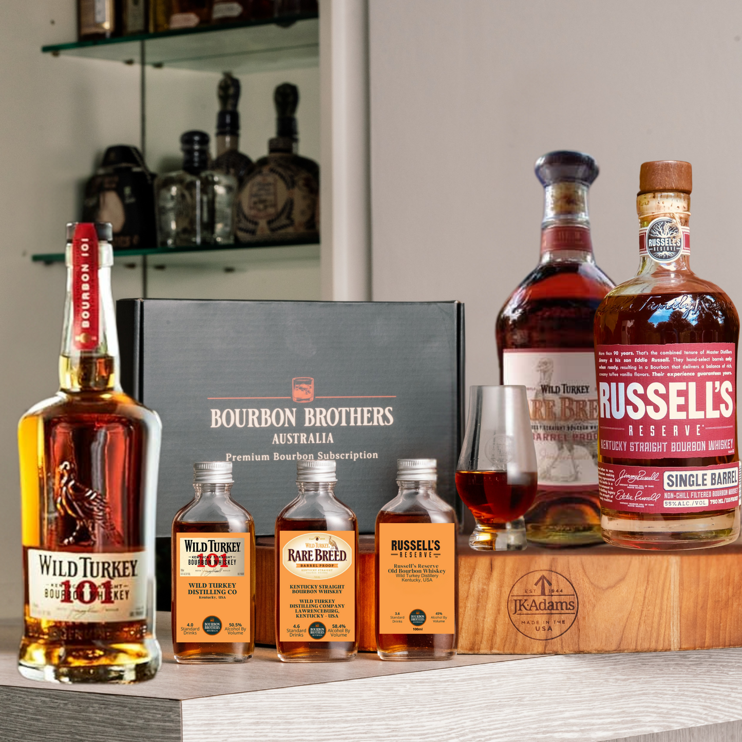 Whiskey Tasting Gift Box - Wild Turkey Collection - Bourbon Brothers Australia