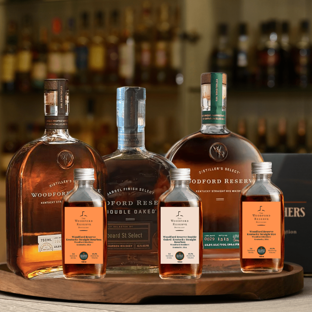 Whiskey Tasting Gift Box - Woodford Reserve Collection - Bourbon Brothers Australia