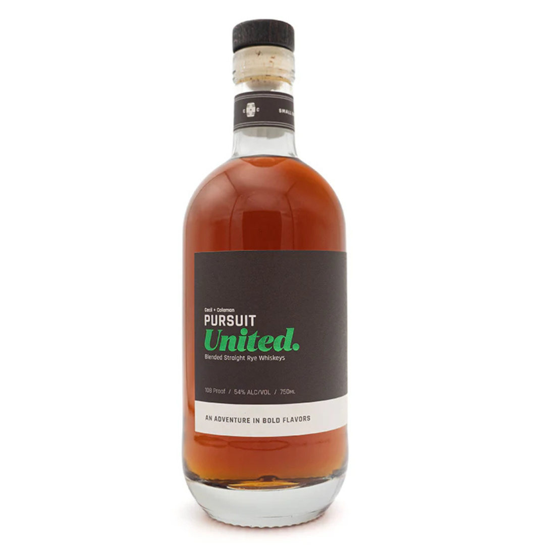 Pursuit United 54% Blended Rye (750ml) – Bourbon Brothers Australia