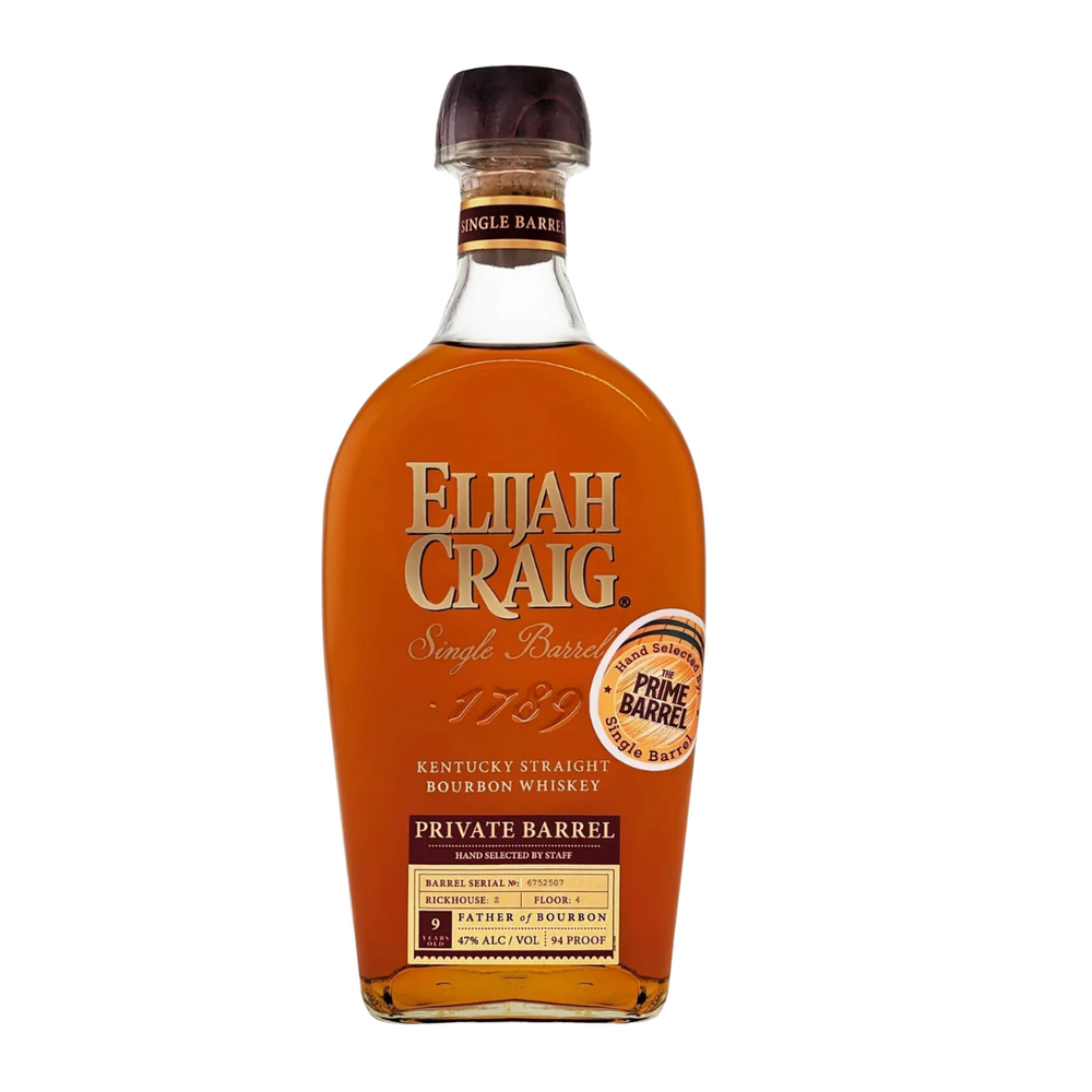 Elijah Craig 9 Years Single Barrel -  The Prime Barrel Pick #108