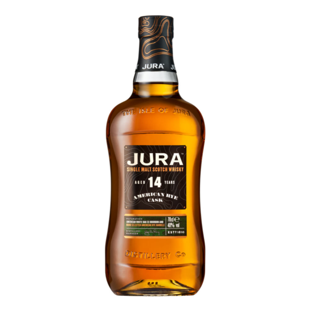
                  
                    Jura 14 Year Old American Rye Cask Single Malt Scotch - Bourbon Brothers Australia
                  
                