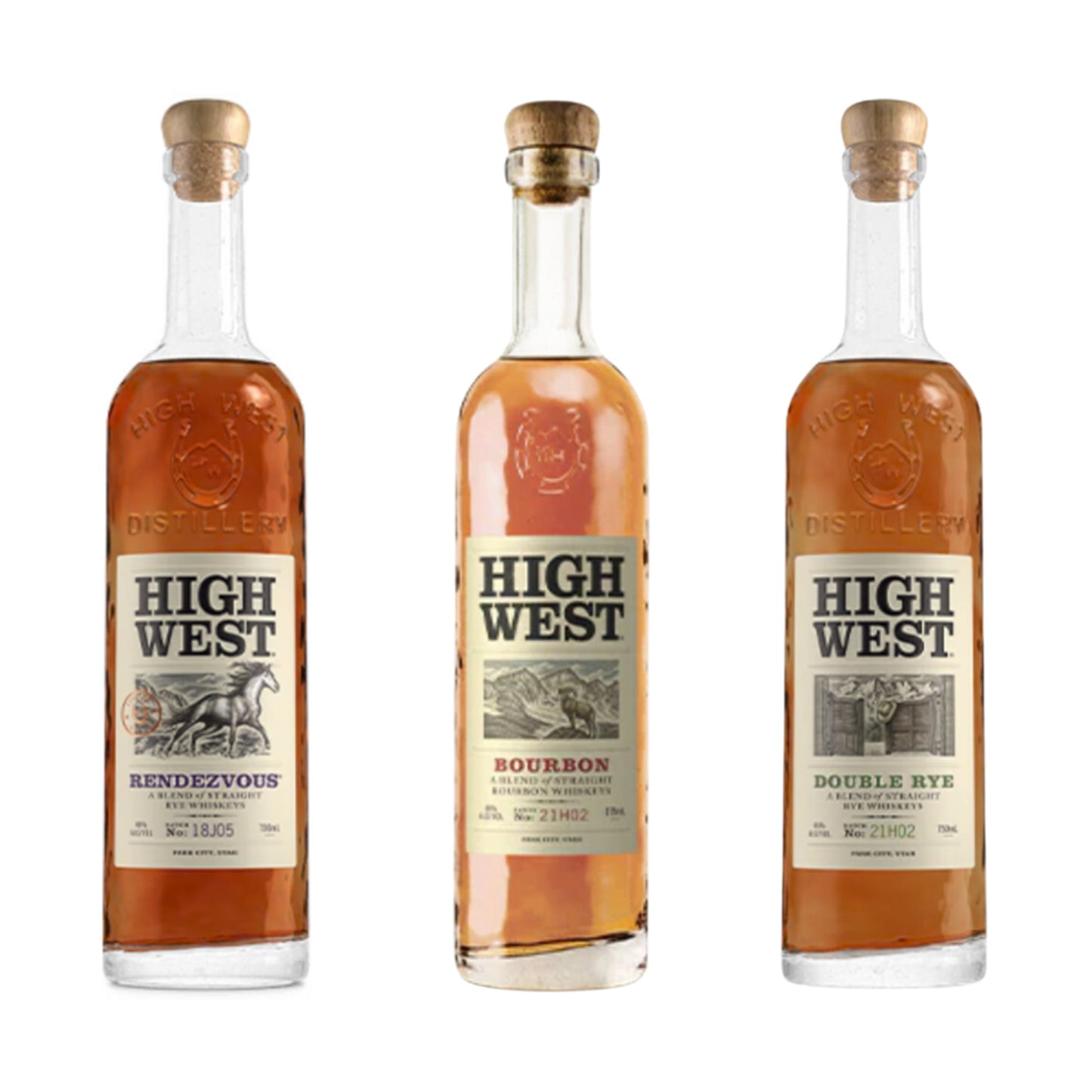 High West Bundle: Rendezvous Rye, Bourbon and Double Rye - Bourbon Brothers Australia