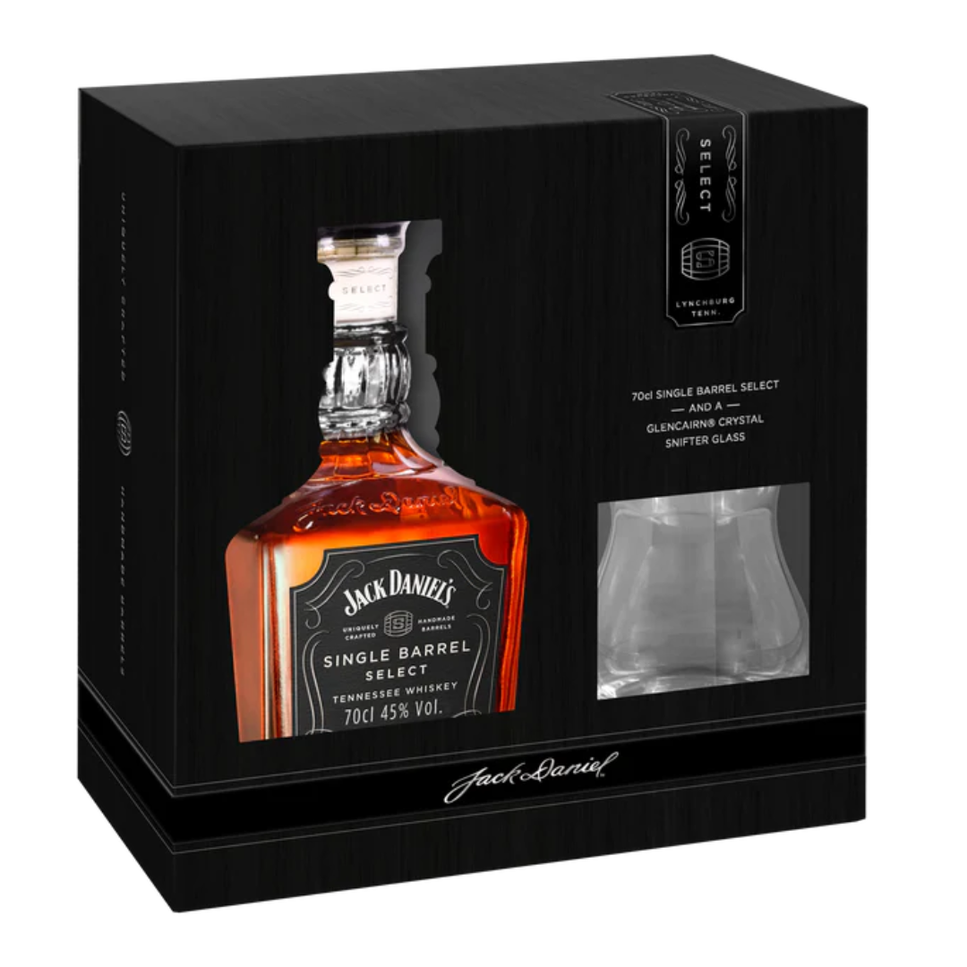 Jack Daniel's Single Barrel Gift Set With Tasting Glass (700ml) - Bourbon Brothers Australia