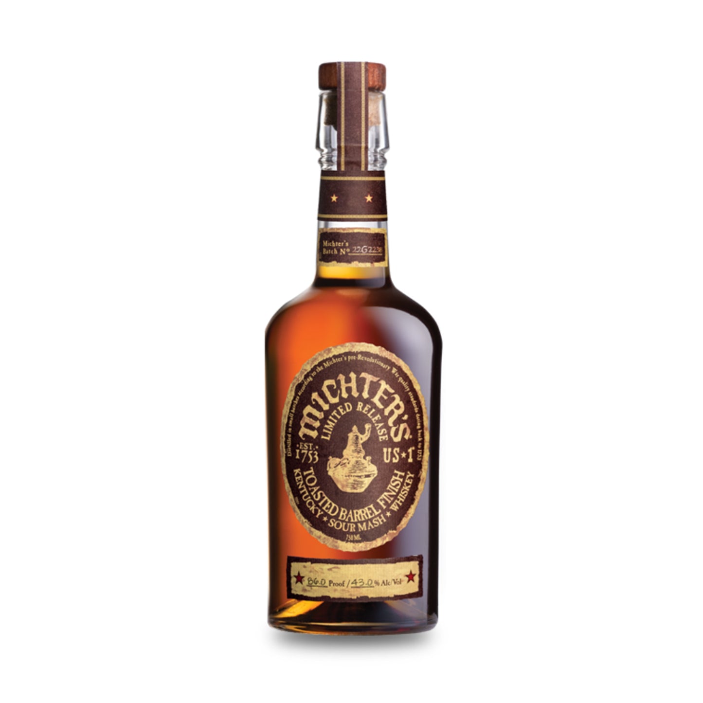 Michters US1 Toasted  Barrel Finish Sour Mash - Release 2022 - Bourbon Brothers Australia