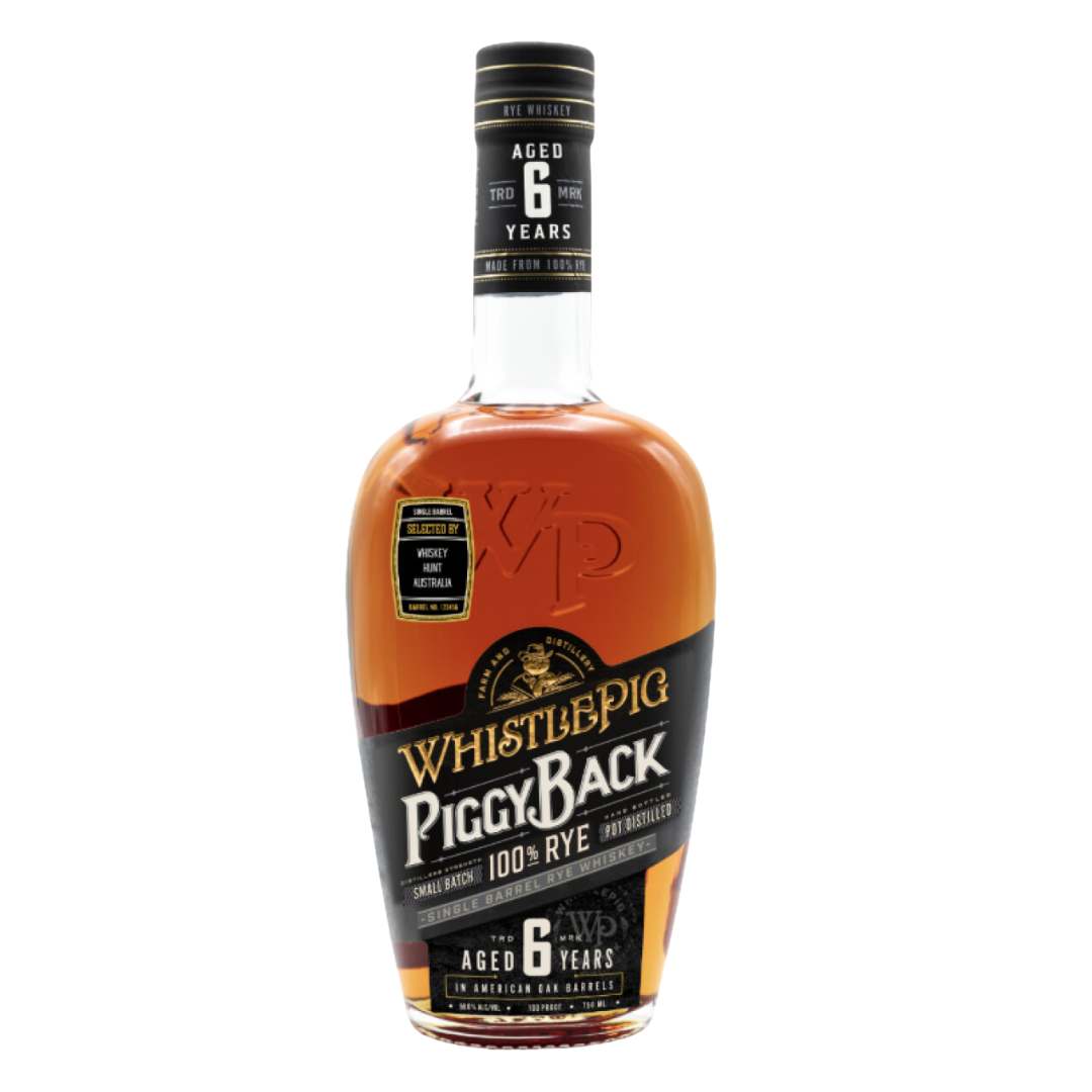 WhistlePig PiggyBack Single Barrel 6 Year Old Pot Still Rye Whiskey - by WHA