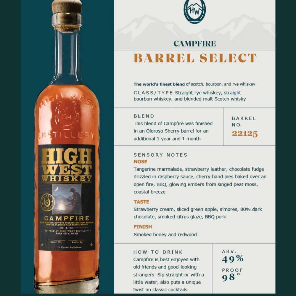 
                      
                        Bonus bottle - High West Campfire WHA Barrel Select Limited Release - Bourbon Brothers Australia
                      
                    