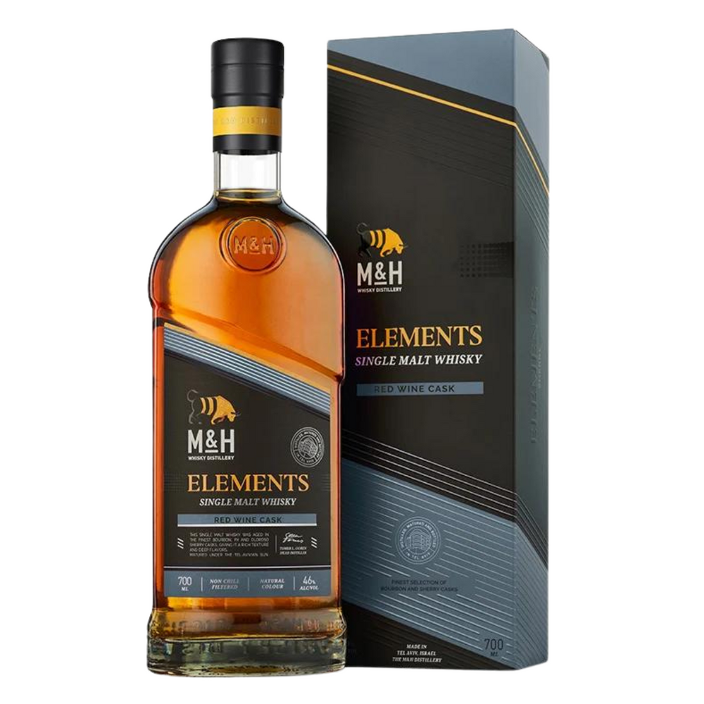 M&H Elements  Red Wine Cask Whisky