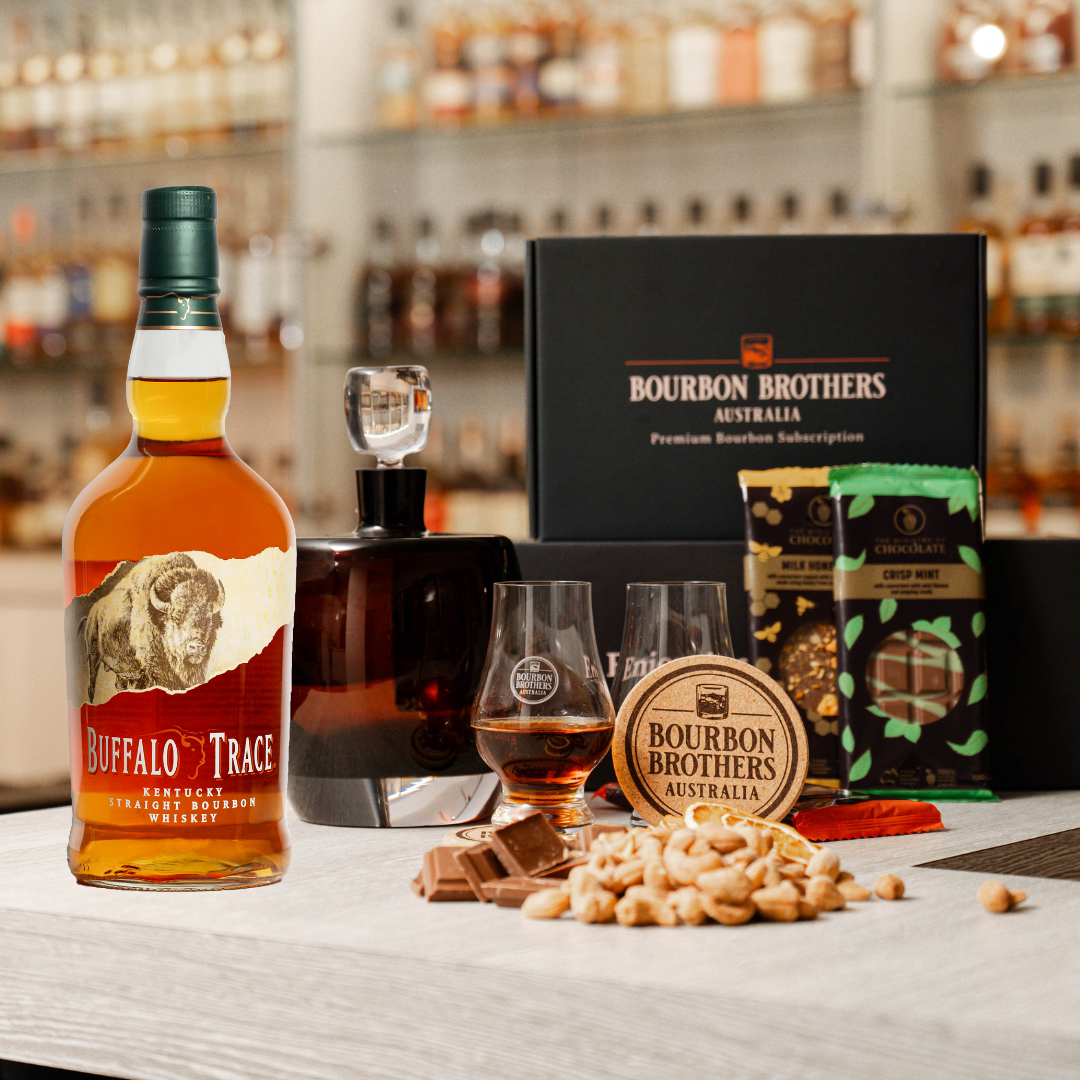 Whiskey and Chocolate Gift Box with  Buffalo Trace Kentucky Straight Bourbon - Bourbon Brothers Australia