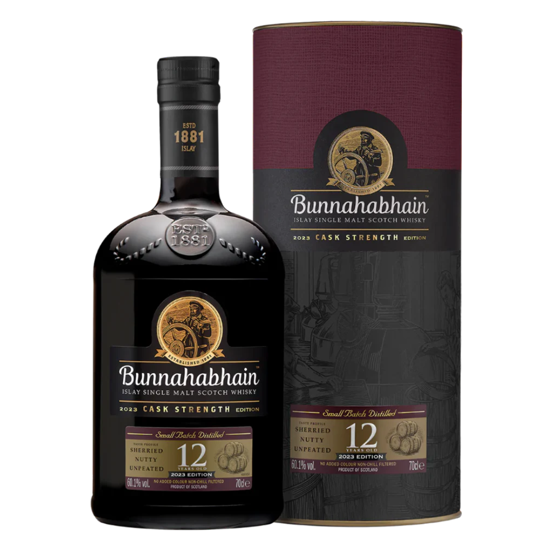 Bunnahabhain 12 Year Old Cask Strength 2023 Release Single Malt Scotch Whisky