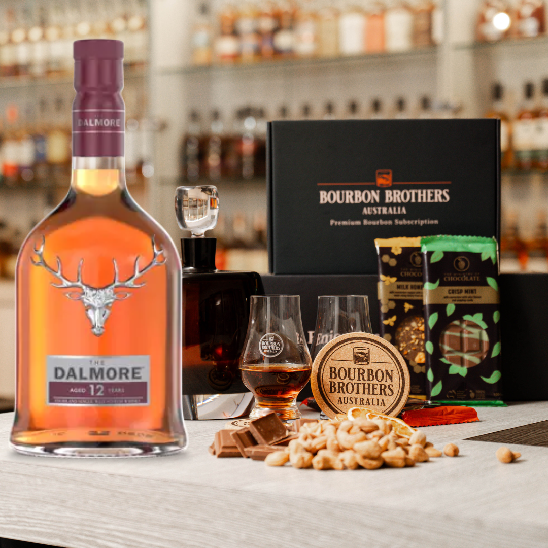 Whiskey Gift Hampers: Whiskey, Chocolates and tasting glasses - Bourbon Brothers Australia