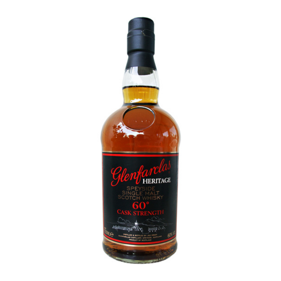 Glenfarclas Heritage 60° Cask Strength Single Malt Scotch Whiskey