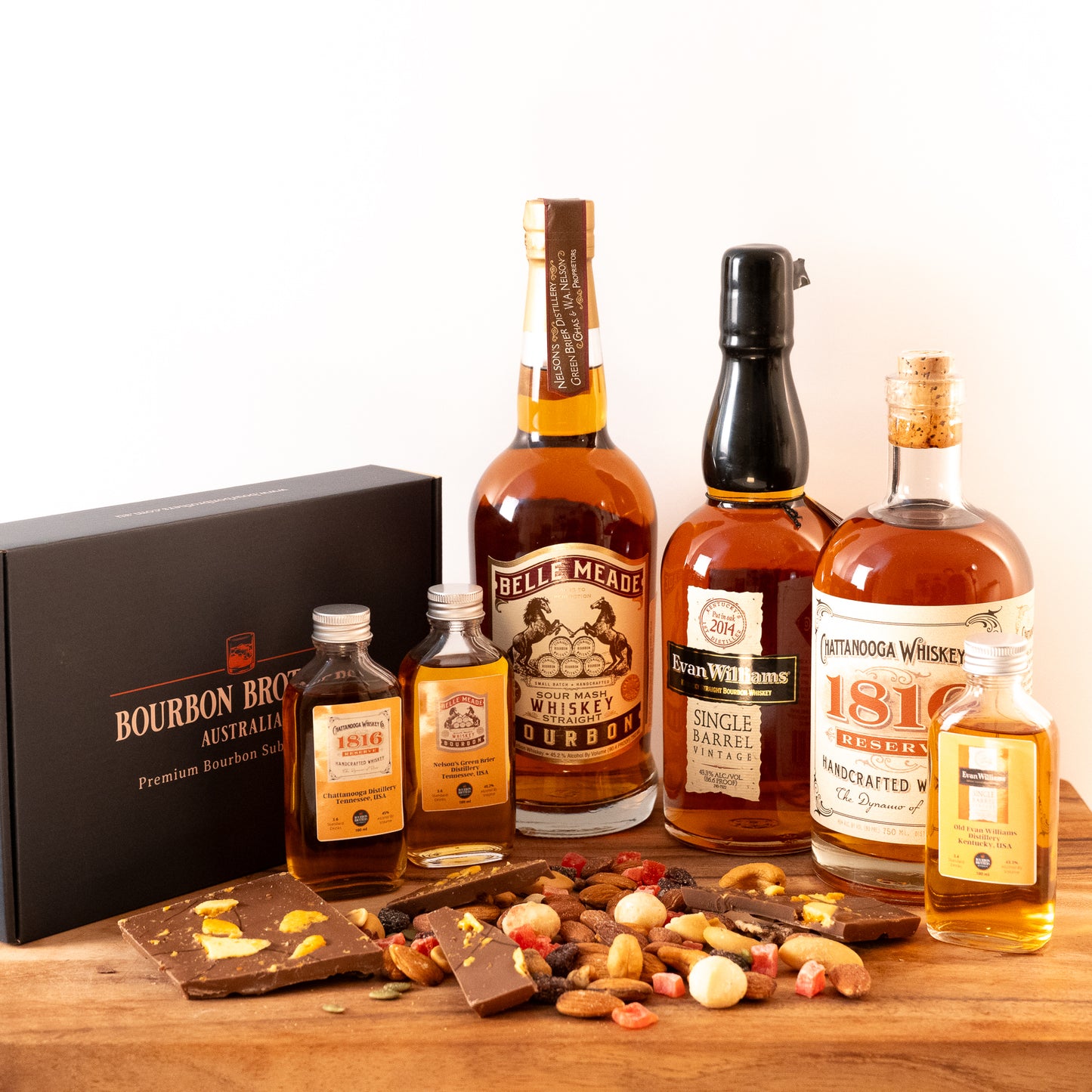 
                  
                    Subscription Tasting Gift Boxes -  3, 6 or 12 months options - Bourbon Brothers Australia
                  
                