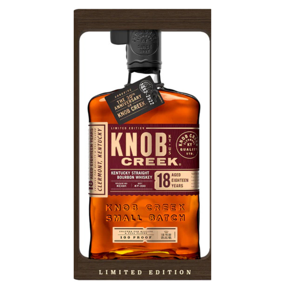 Knob Creek 18 Year Old 30th Anniversary Kentucky  Bourbon