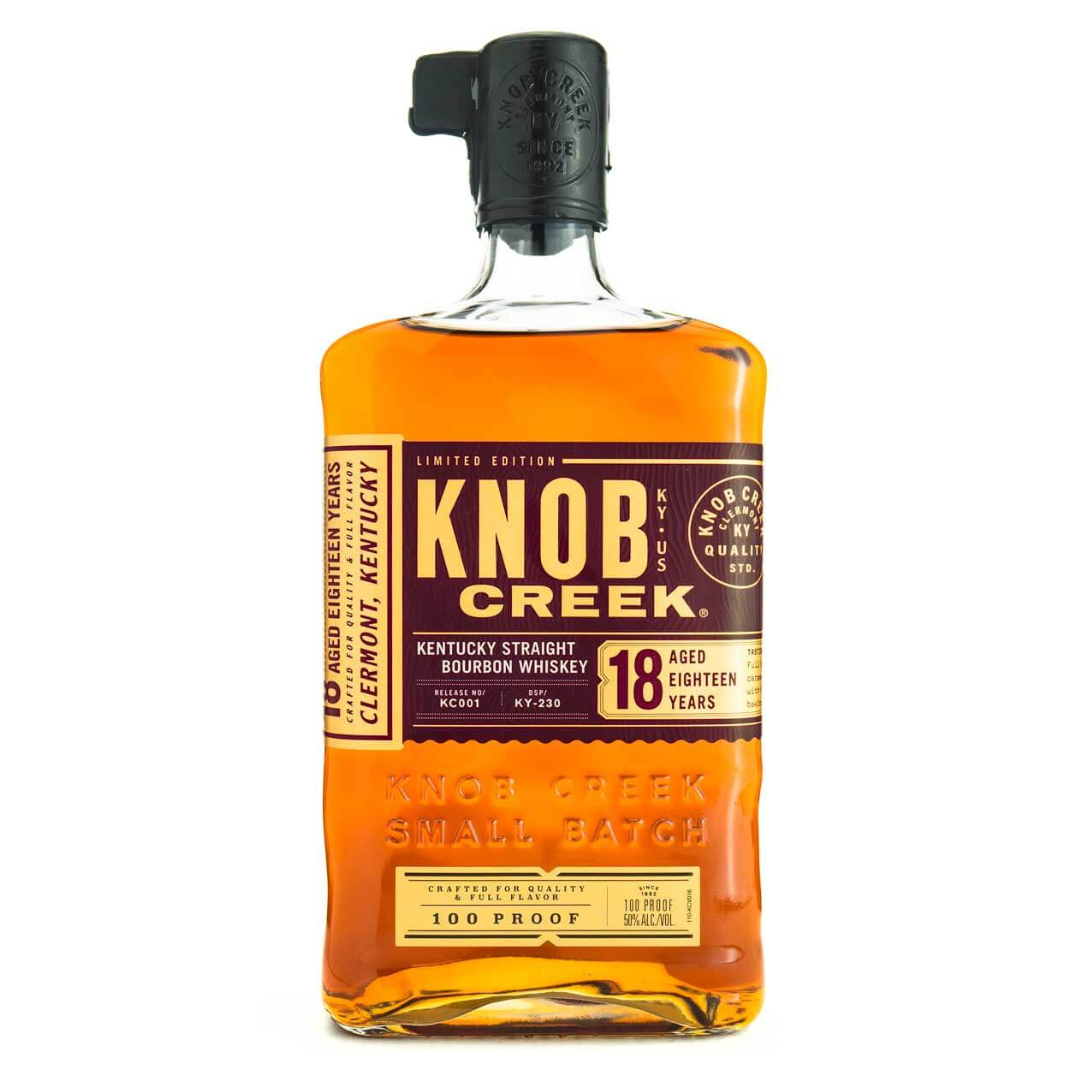 Knob Creek 18 Year Old bottle