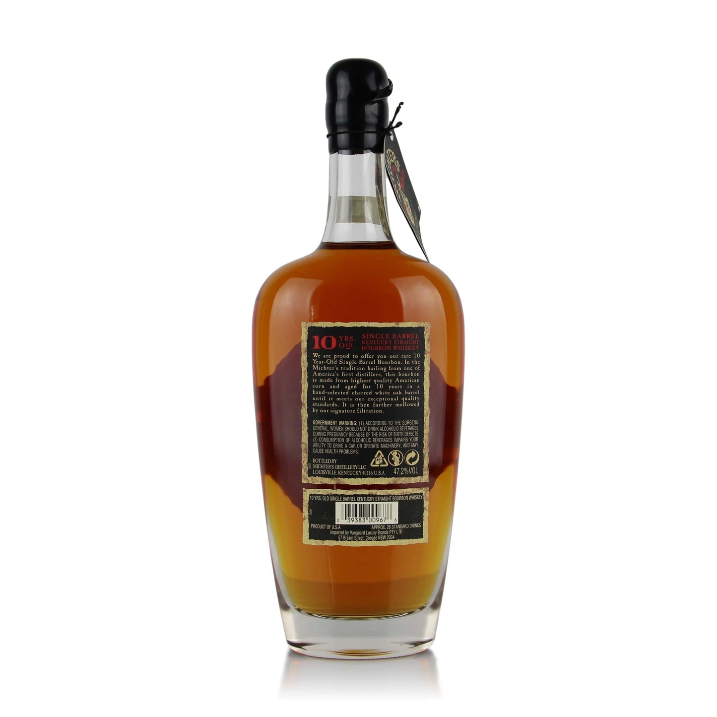 Michter's Single Barrel 10 Year Old Kentucky Straight Bourbon
