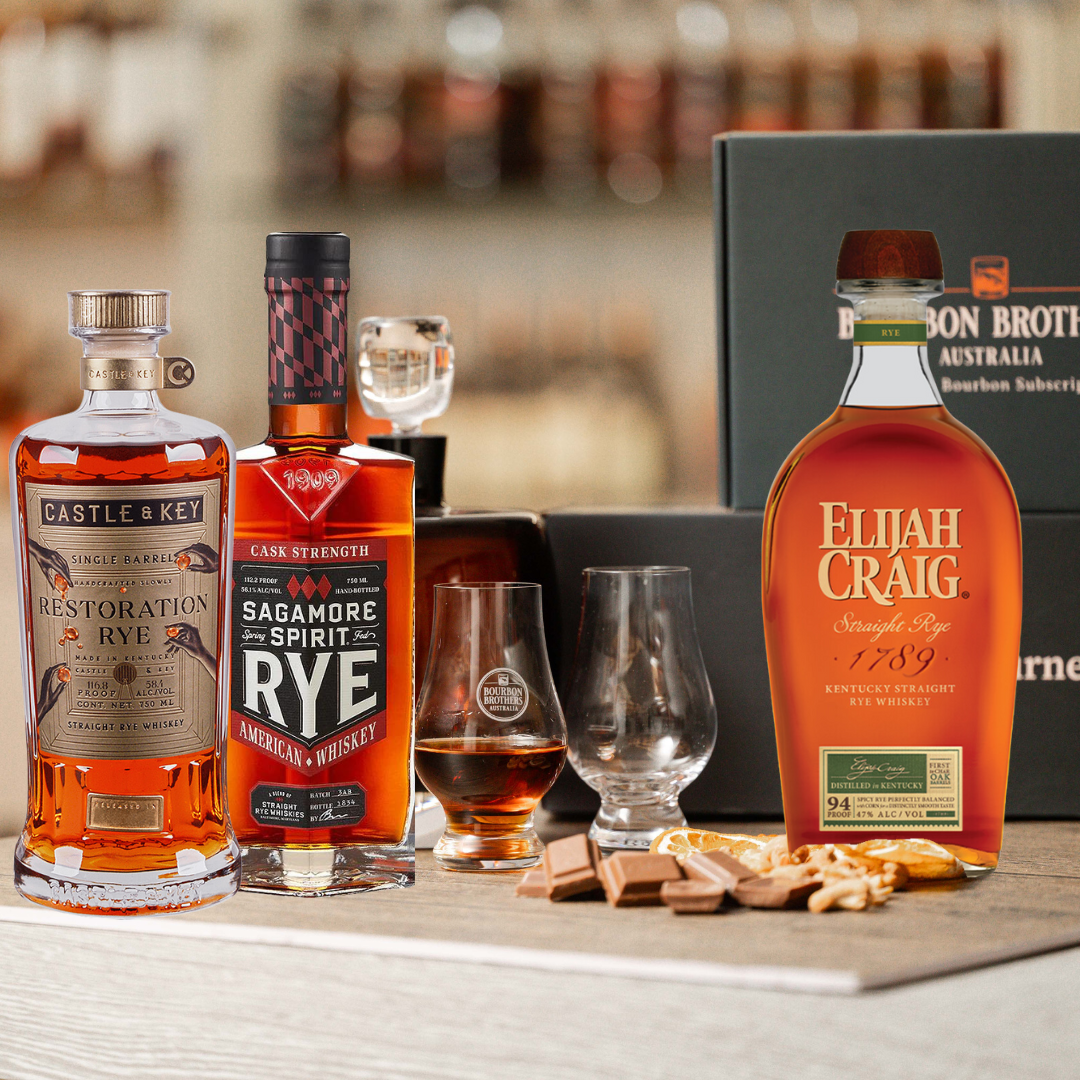 Whiskey Tasting Gift Box - Rye Whiskey Collection