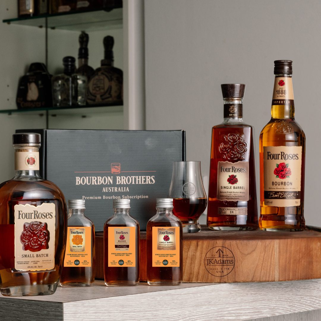 Whiskey Tasting Gift Box - Featuring Four Roses - Bourbon Brothers Australia