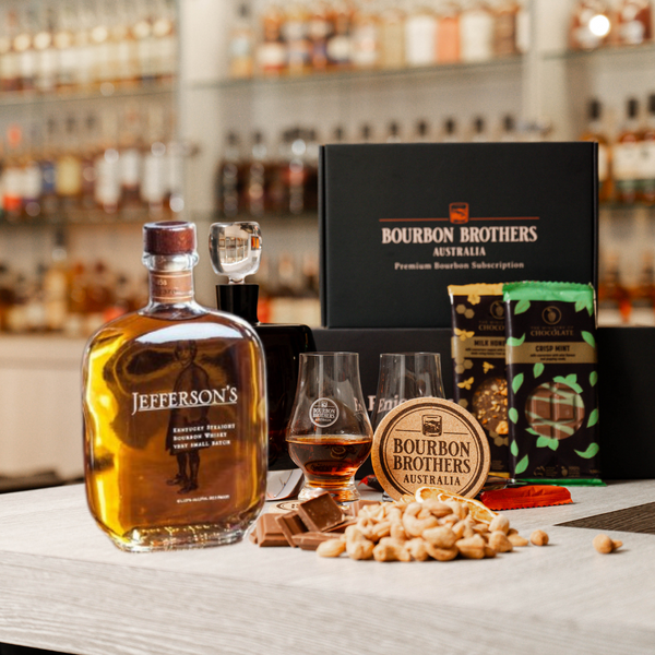 Whiskey and Chocolate Gift Hamper: Featuring Jefferson's Kentucky