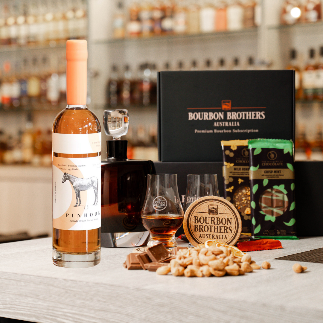 Whiskey Gift Hamper featuring Pinhook Bohemian Limited Release Small Batch Bourbon - Bourbon Brothers Australia