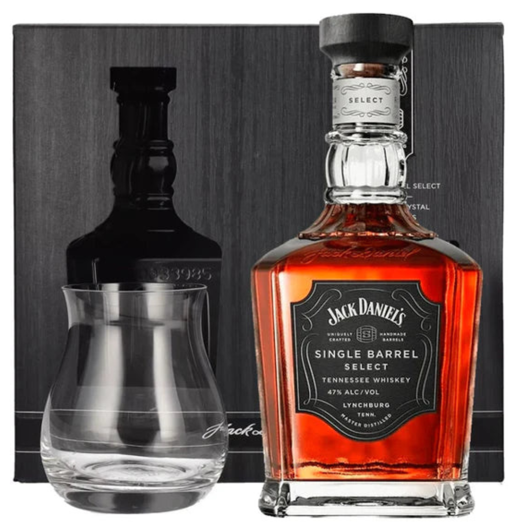 Jack Daniel's Single Barrel Gift Set With Tasting Glass (700ml) - Bourbon Brothers Australia