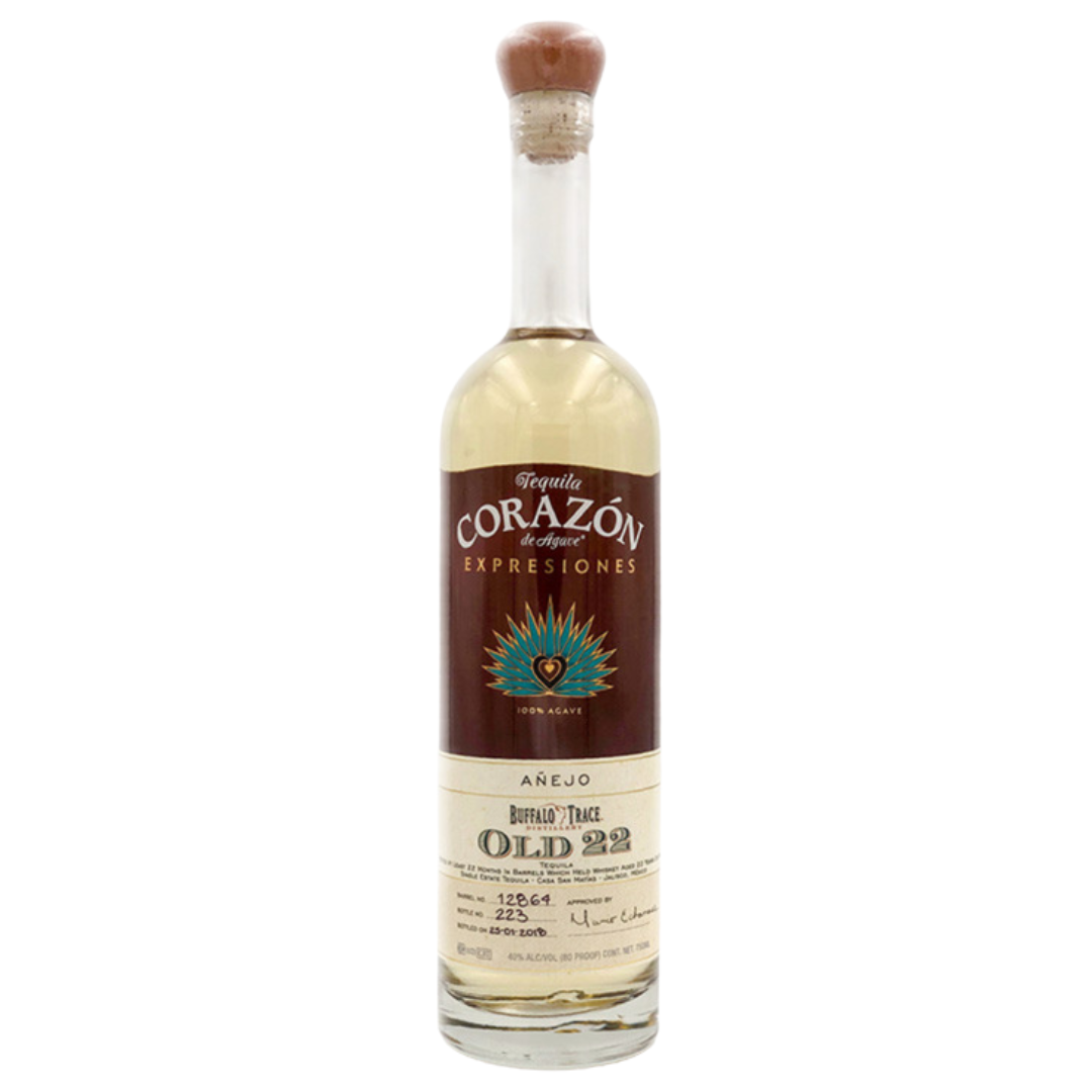 Corazon de Agave Expresiones 'Old 22' Buffalo Trace Barrel aged Tequila Anejo - Bourbon Brothers Australia