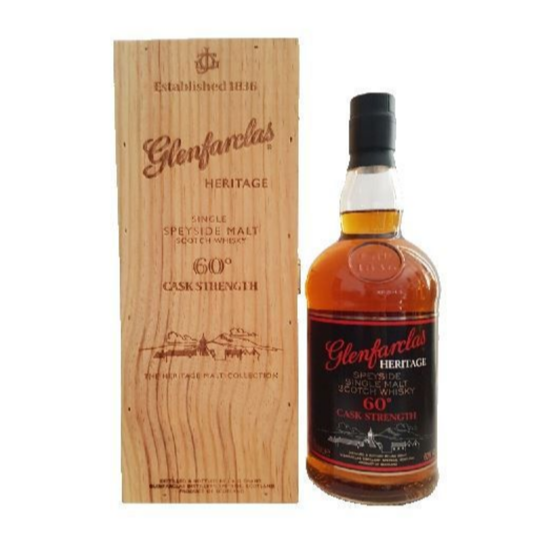 Glenfarclas Heritage 60° Cask Strength Single Malt Scotch Whiskey