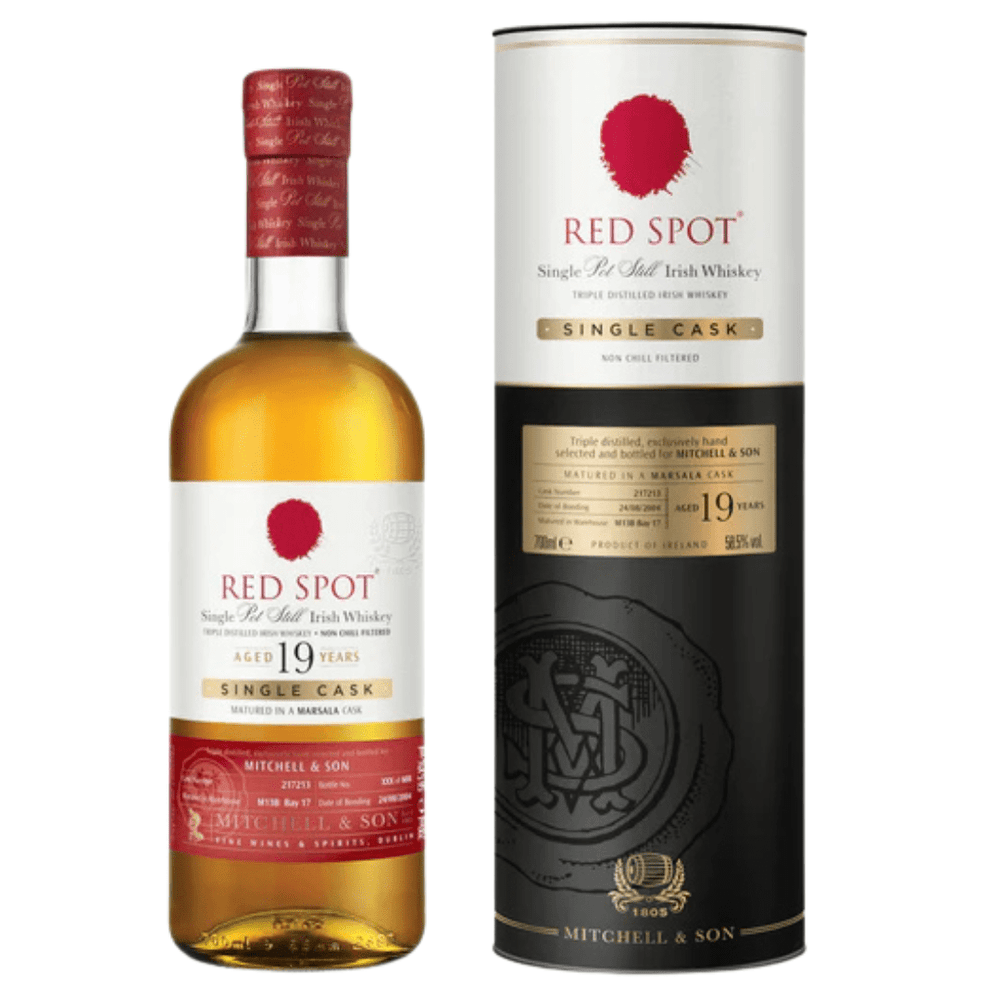 
                  
                    Red Spot 19 Year Old Bottle and Box
                  
                